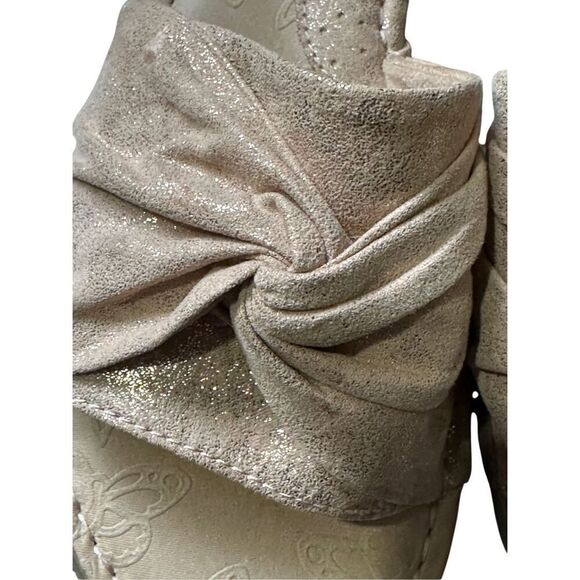 BOC Born Concepts Hayley Pink Rose Gold Fabric Slides Size 9 - Picture 11 of 12